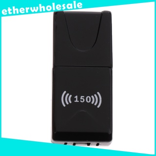 [3] mini receptor usb 2.0 wifi 150mbps tarjeta de red inalámbrica para laptop de escritorio