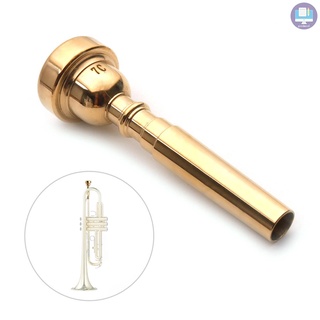 Trompeta boquilla instrumentos musicales accesorios chapado en oro 7C