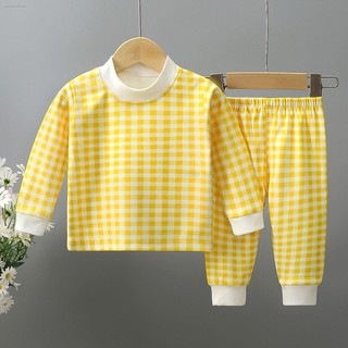 Conjunto de ropa interior para niños algodón 3 ropa de otoño para bebés pantalones largos 0-7 años pijamas para niños y niñas ropa de primavera y otoño para bebés y niños pequeños para mantener el calor (4)