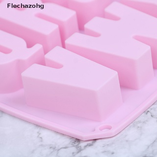 flechazohg| molde de silicón del alfabeto inglés con letras de chocolate/chocolate/molde caliente para hornear pasteles