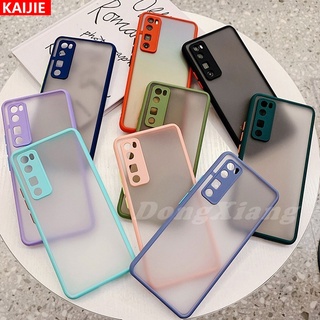 Camera Lens Protection Case For Redmi 10 9T Poco M3 Pro X3 NFC Note 9 8 7Pro Contrast Color Acrylic Matte Phone Cover KaiJie