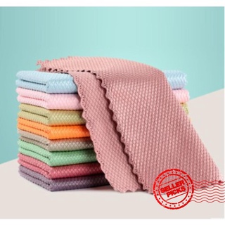toallitas de microfibra de alta eficiencia para el hogar, toalla de limpieza absorbente, color de limpieza) rag l3q9