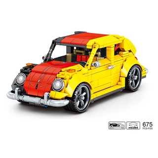 lego technic juggernaut-volkswagen escarabajo 675pcs bloque de construcción juguete coleccionables montar niños lego technic