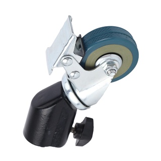 3pcs 22 mm photo studio universal rueda rueda trípode polea resistente para soportes ligeros/auge de estudio (8)