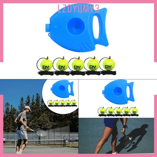 Hausgarden - Kit de entrenador de tenis (3/5 bolas, Base trasera, entrenamiento para niños)