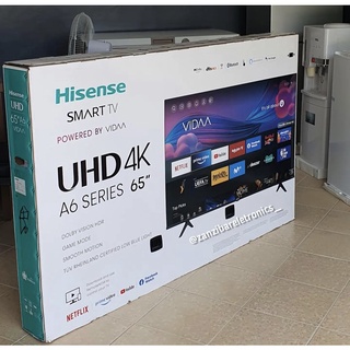 Brand New hisense smart tv 4K uhd 65inch A6 series black