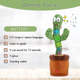Cactus Bailarin/juguete Interactivo con Luces Incluye 120 canciones (2)