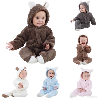Otoño invierno ropa de bebé Coral polar sudaderas con capucha de bebé recién nacido ropa