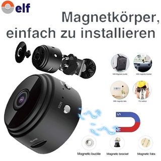 A9 Mini Wifi Ip 720p /visión nocturna/Micro cámara con Mini cámara App magnética seguridad Monitor remoto encendido ELF1