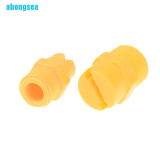 Abongsea Plastic Vee Jet - boquilla de pulverización para ventilador plano (1/8" 1/4" 3/8" 1/2") (4)