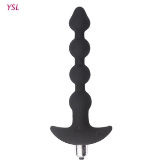 YSL Silicone Beads Anal Plug Vibrator Massage G-spot Butt Powerful Stimulation Sex Toys for Women Men