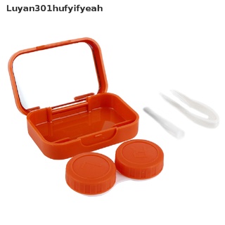 [luyan301hufyifyeah] ojos lentes de contacto caso de dibujos animados caja de viaje portátil cosmética lente de contacto caja de venta caliente