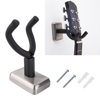 Edb* - colgador de guitarra para ukelele, soporte de guitarra, soporte de pared, color negro, para guitarras de todos los tamaños