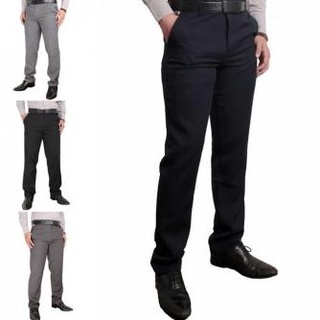 <stock Listo/cod#Pantalones de trabajo Formal Slim Fit para hombre 27-38 ^ (1)