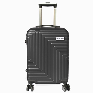 3.3 venta de moda!! Polo LOUIS 20 pulgadas fibra maleta ABS importación 100% Original maleta de cabina Hajj y Umrah maleta de viaje PL#123 - negro