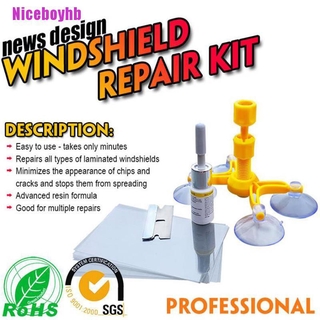 Niceboyhb Windshield Repair Kits DIY Car Window Repair Tools Glass Scratch Windscreen Crack Restore (2)