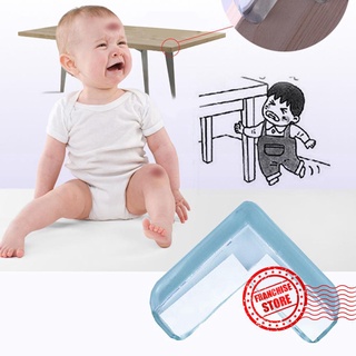 10pcs suave transparente mesa escritorio borde esquina bebé seguridad cojín cubierta protector u3n7