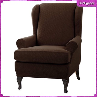[xmfgspqr] funda de ala elástica para silla de ala, silla, fundas de sofá, tela de spandex, respaldo, sillón