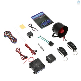 Oop Kit Sistema De seguridad para coche antirrobo Sistema 2 Controles Remotos Universal