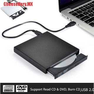 [CheeseVery]grabador USB externo CD-RW/reproductor lector de DVD/CD para Windows Mac OS