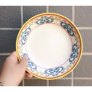 Platos de porcelana azul platos para el hogar vajilla platos occidentales platos platos
