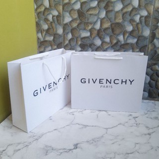 Bolsa de papel Givenchy tamaño mediano bolsa de papel marca bolsa de la compra