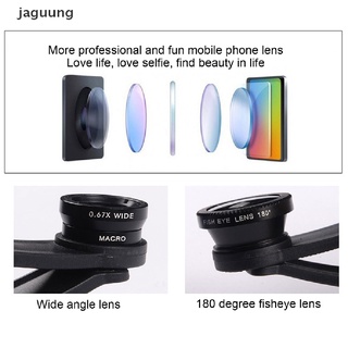 Jaguung Fish Eye Lenses Mobile Phone Camera Lens Kit Zoom Fisheye Wide Angle With Clip MX (5)