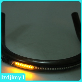[Limit Time] Cafe Racer asiento marco de aro Loop End con luz LED Upswept 230mm/pulgada