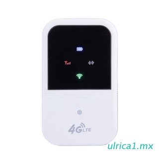 ulrica1 4G LTE Portátil Coche WIFI Inalámbrico Internet Router Color Luz Versión 150Mbps Móvil De Banda Ancha Hotspot Módem (1)