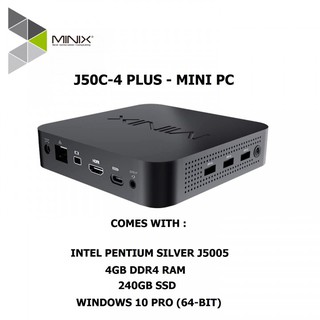 Minix NEO J50C-4 PLUS Mini PC Win 10 - Intel J5005 RAM 4 gb SSD 240GB