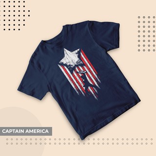 Camiseta de superhéroe capitán américa para 1 2 3 4 5 6 7 8 9 10 años