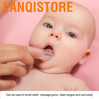 Cepillo De Dientes De Silicona Para Bebé Con Estuche/Lengua/Cavidad Oral Limpia (7)
