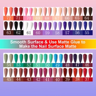 Color Gel Esmalte Uñas 7.5ml Nueva Coleccion Organic Nails（37-72）