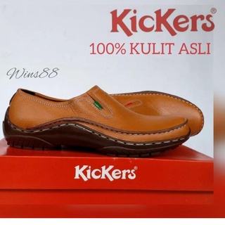 (Bttln Code) KICKERS - PANTOFEL zapatos hombres KICKERS Original cuero de vaca 100%