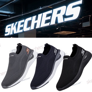 SKECHERS (más el tamaño 40-48)kechers go walk hombres deslizamiento en zapatillas de deporte