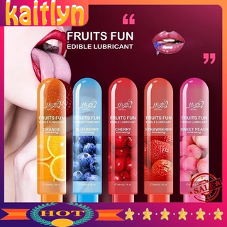 <Kaitlyn> adulto cuerpo Sexual suave afrutado lubricante Gel comestible sabor sexo producto de salud