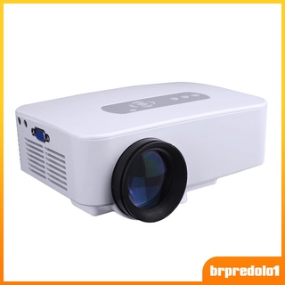 [predolo1] Mini Home Movie Theater Projector Portable 1080p Full HD 4K (UK Plug) White (1)