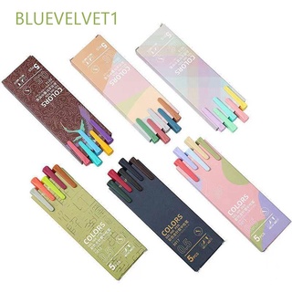 Bluevelvet1 bolígrafos de cumpleaños para niños/suministros de diario/estudiante/estudiante/lapiceros de Gel de colores mezclados Morandi
