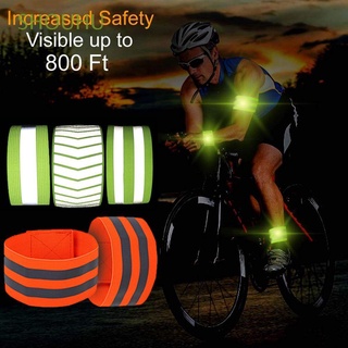 shouhu pantalones de la pierna de la mano de ciclismo tiras reflectantes accesorios de pesca de advertencia brazalete de seguridad de la bicicleta alerta al aire libre de ejecución reflector de la pulsera de la bicicleta de la correa de alta calidad
