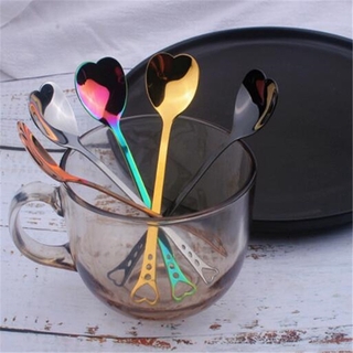utensilios de cocina creativos de acero inoxidable con forma de corazón de estert regalo Spoon (1)