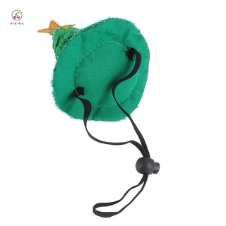 Christmas Pet Hat Collar Set Dress Up Cap Pet Fun Headdress Cosplay Accessories For Cat Dog (5)