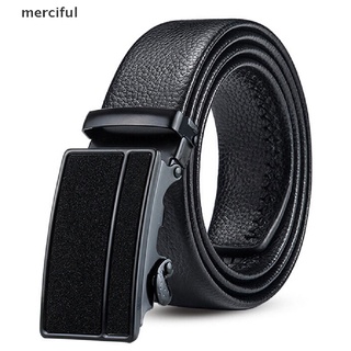misericordioso hombres hebilla automática cinturones de negocios diseñador de lujo cinturón regalos negro moda mx