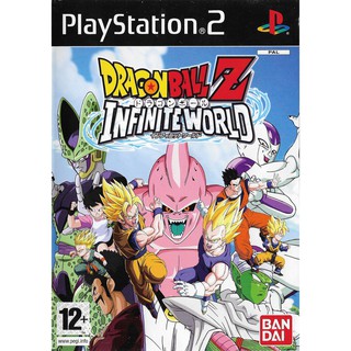 Dragon Ball Z Infinite World Cassette Dvd PS2 tarjeta de juego
