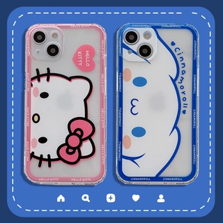 Hello Kitty Cinnamoroll-Carcasa A Prueba De Golpes Para IPhone 13 12 PRO MAX XR Xs SE2 7 8 Plus 11