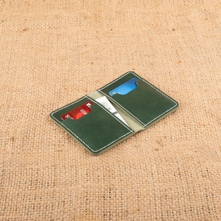 El último modelo de cartera de cuero genuino tarjeta verde DKL - INV