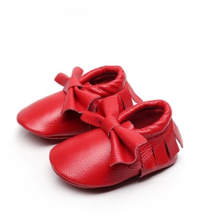 Zapatos de piel auténtica para niños, calzado resistente al desgaste, con lazo bonito, para caminar, Otoño, 2021 Ag2B