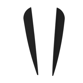 100 paletas de flechas de 4 pulgadas de plástico fletching para bricolaje flechas de tiro con arco - 50 piezas negro y 50 piezas azul (8)