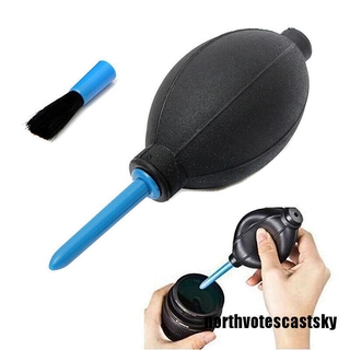 stsky goma bomba de aire de mano soplador de polvo herramienta de limpieza +cepillo para lente de cámara digital super