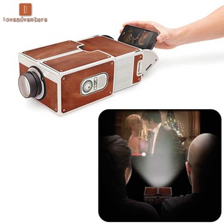 la cardboard smartphone proyector portátil 2.0/instalar teléfono proyector película no se requiere instalación (1)