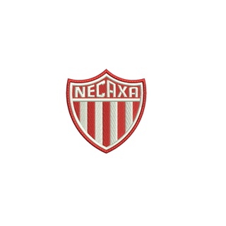 Parche Bordado del Escudo Del Club Necaxa Futbol Liga Mx De 8cm